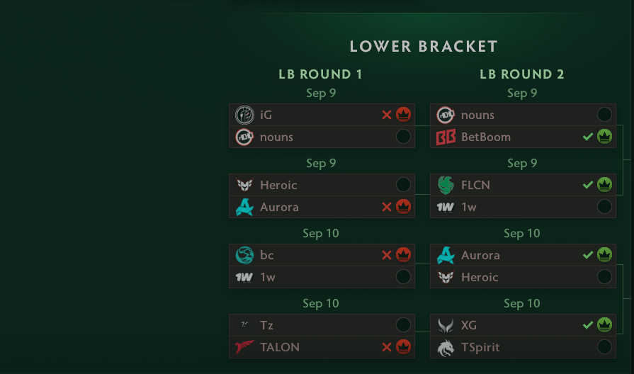 Lower bracket 1